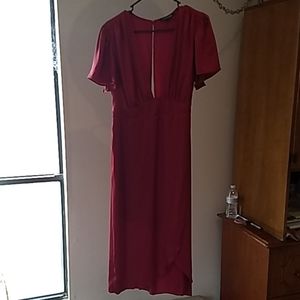 Womens Express slinky red dress